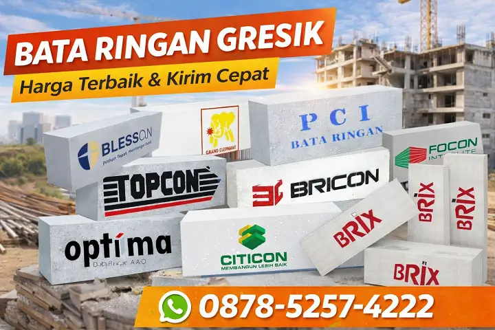 Bata Ringan Gresik Harga Terbaru 2026 | Supplier Hebel Gresik – Tiga Mitracon