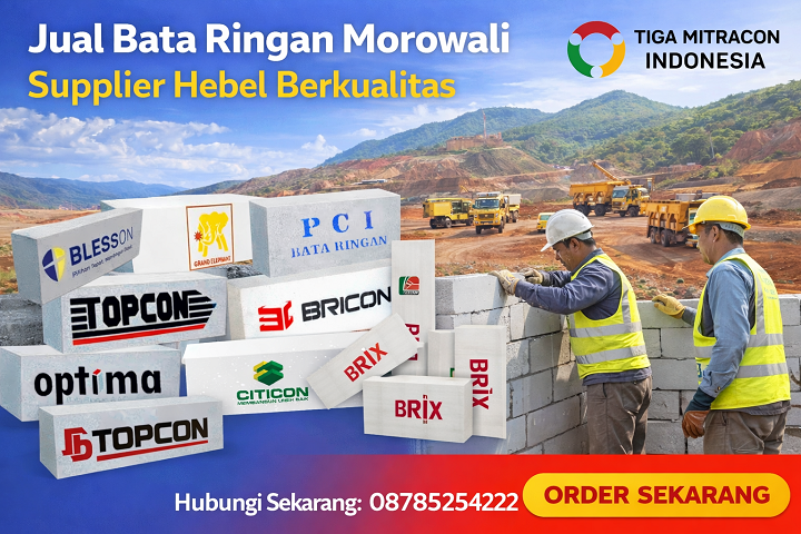 Jual Bata Ringan Morowali – Supplier Hebel Berkualitas