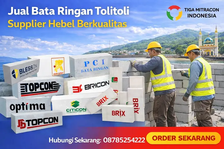 Jual Bata Ringan Tolitoli – Supplier Hebel Berkualitas