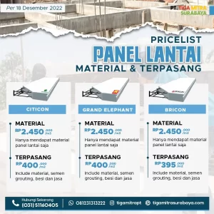 Harga Panel Lantai Desember 2023