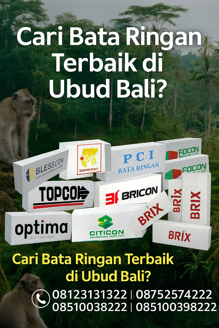 Cari Bata Ringan Terbaik di Ubud Bali | Tiga Mitracon Indonesia