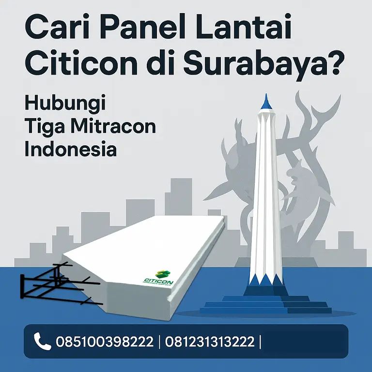Cari Panel Lantai Citicon di Surabaya | Tiga Mitracon Indonesia