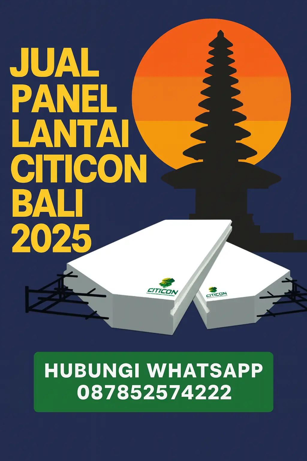 Jual Panel Lantai Citicon Bali 2025 – Harga Terbaru & Jasa Pemasangan