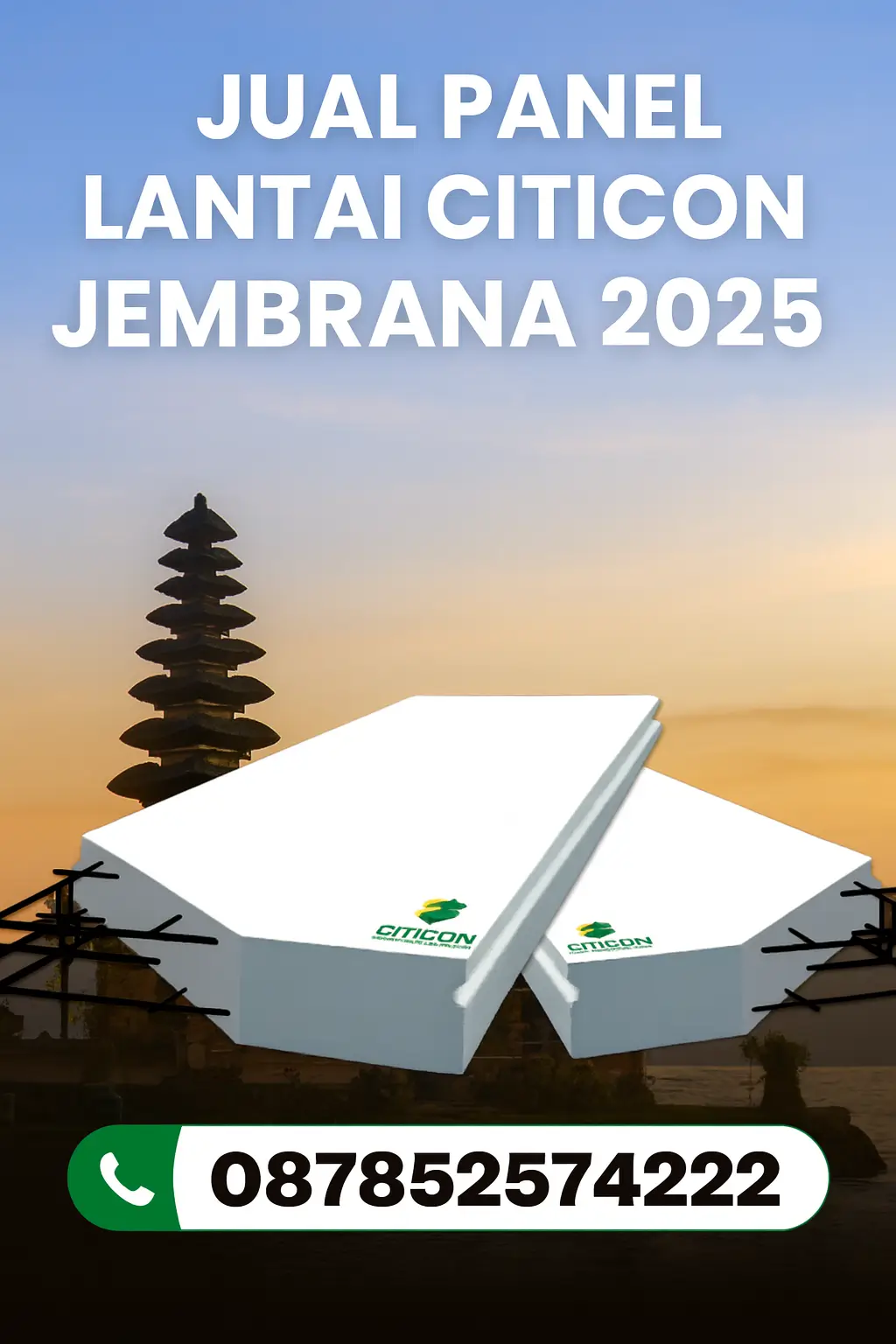 Jual Panel Lantai Citicon Jembrana 2025 – Harga Terbaru & Jasa Pemasangan Profesional