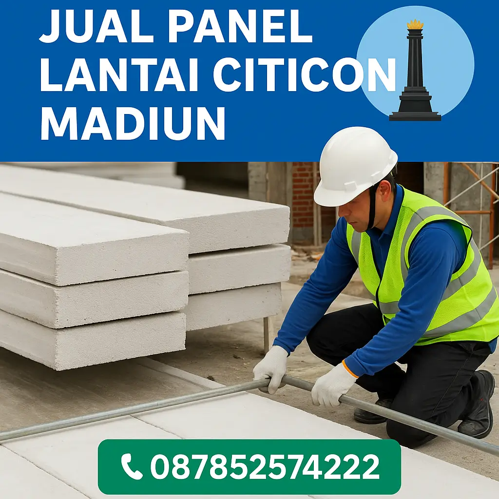 Jual Panel Lantai Citicon Madiun 2025 – Harga Murah, Siap Pasang