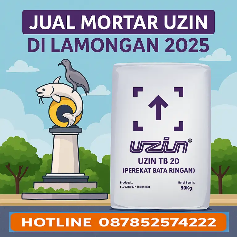 Jual Semen Mortar Uzin Lamongan 2025 | Distributor Resmi & Harga Murah