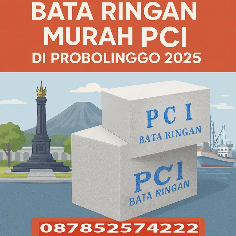 Jual Bata Ringan Murah PCI di Probolinggo 2025 | Distributor Bata Ringan PCI Probolinggo – Tiga Mitracon Indonesia