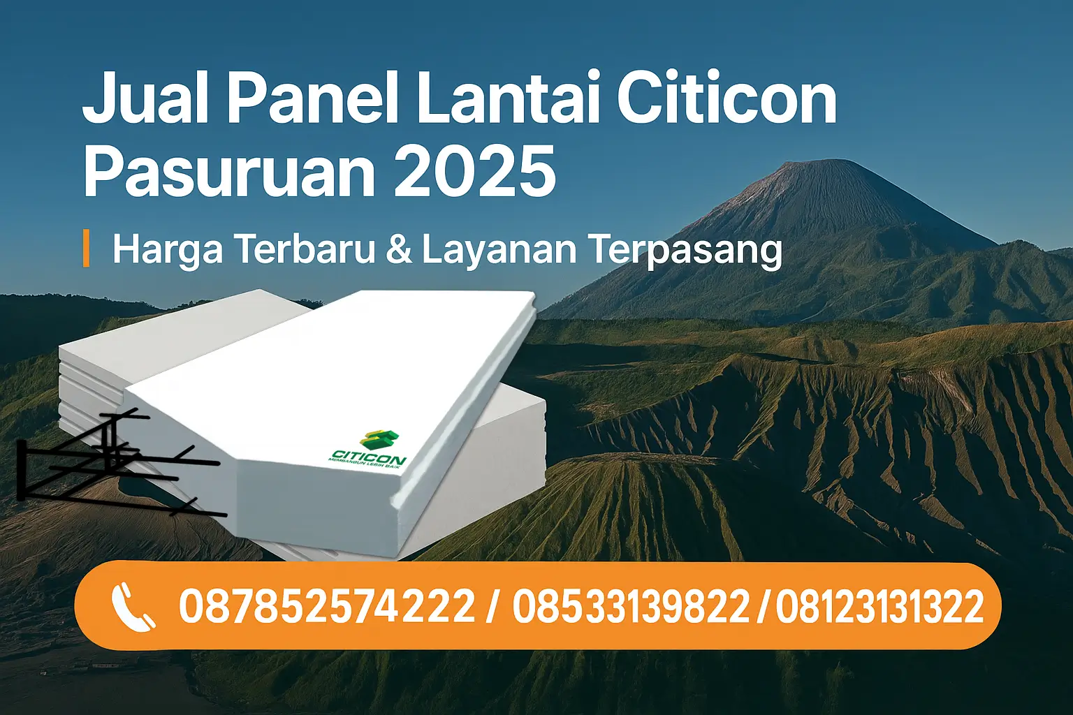 Jual Panel Lantai Citicon Pasuruan 2025 | Harga Terbaru & Paket Terpasang