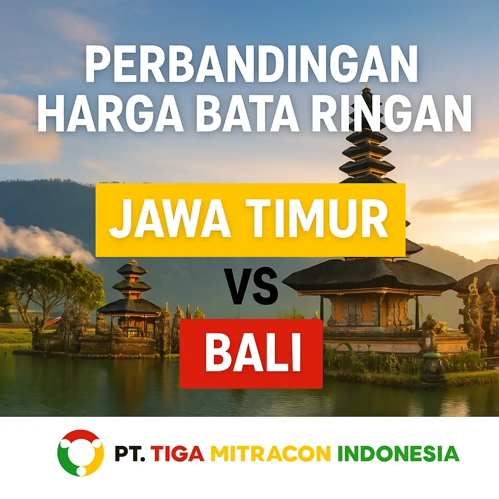 Perbandingan Harga Bata Ringan Jawa Timur vs Bali 2025 – Mana yang Lebih Murah?