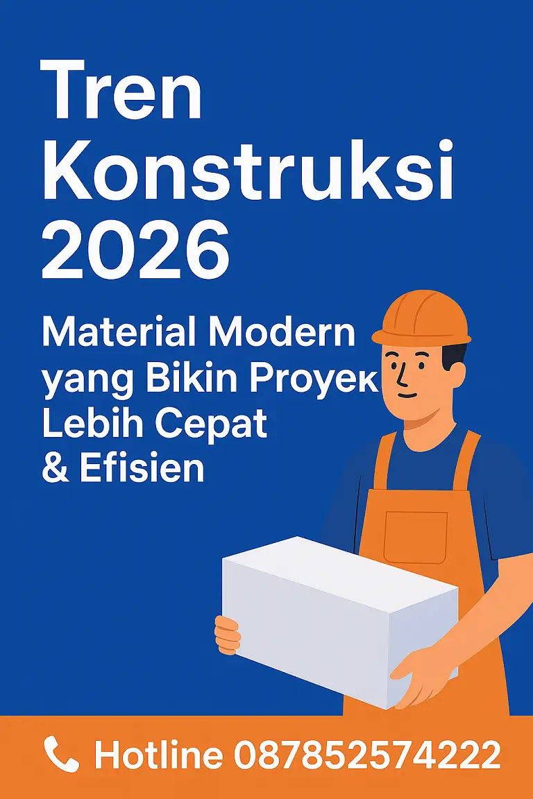 Tren Konstruksi 2026 | Material Modern Bikin Proyek Efisien
