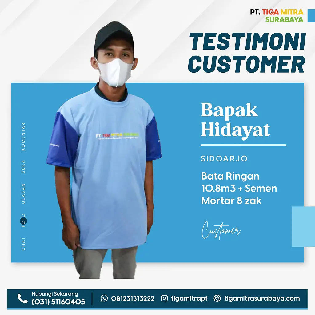 testimoni bata ringan citicon sidoarjo