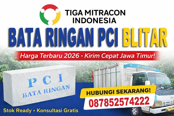 Supplier Bata Ringan PCI Blitar terpercaya