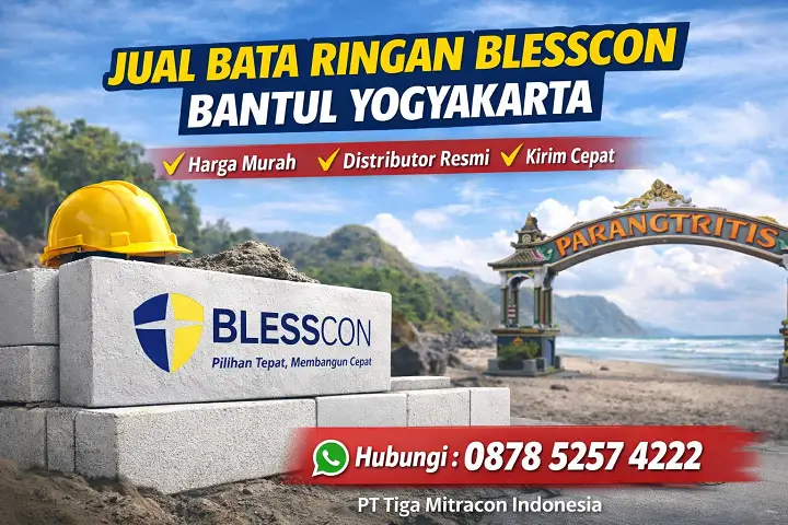 jual bata ringan Blesscon Bantul Yogyakarta distributor resmi PT Tiga Mitracon Indonesia