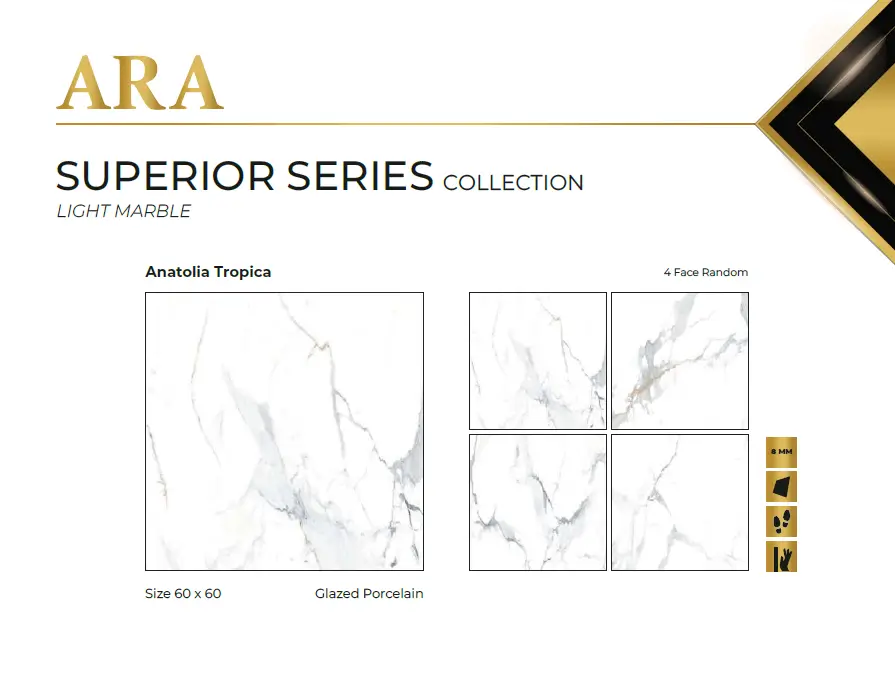 ARA Superior Series Light Marble Anatolia Tropica