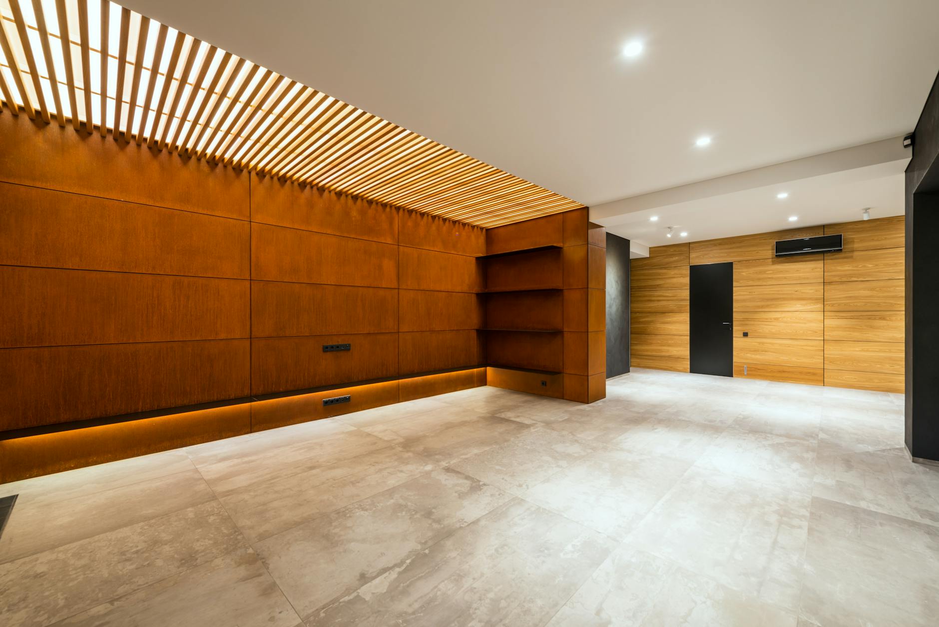 Panel lantai Citicon elegan cocok untuk rumah dua lantai, memberikan tampilan modern dan tahan lama