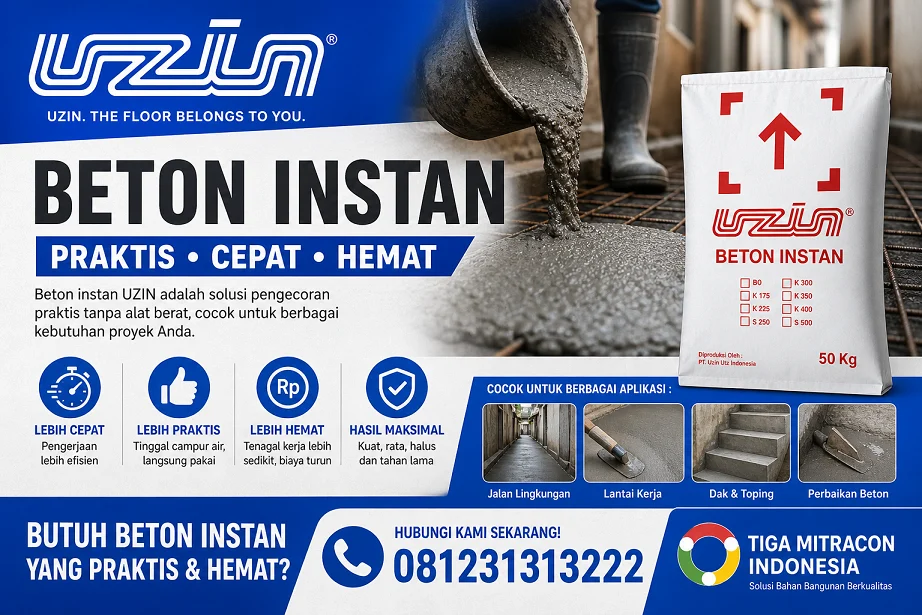 Jual beton Instan Uzin di Surabaya