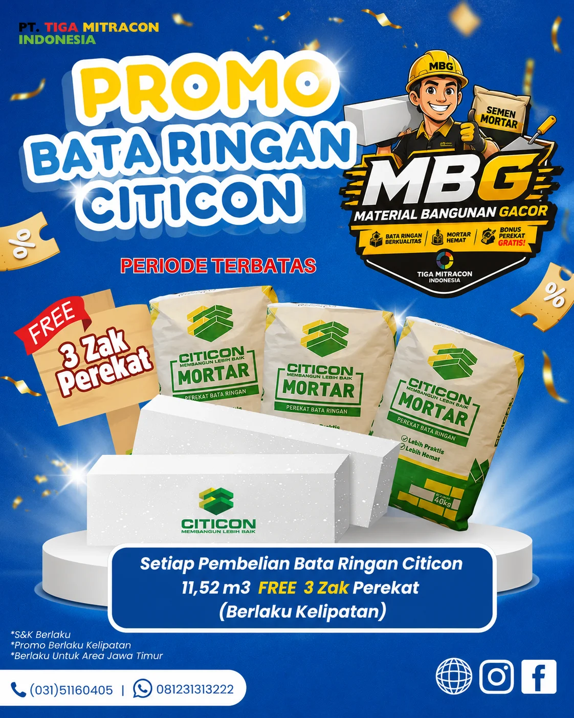 Paket Hemat Bata Ringan Citicon