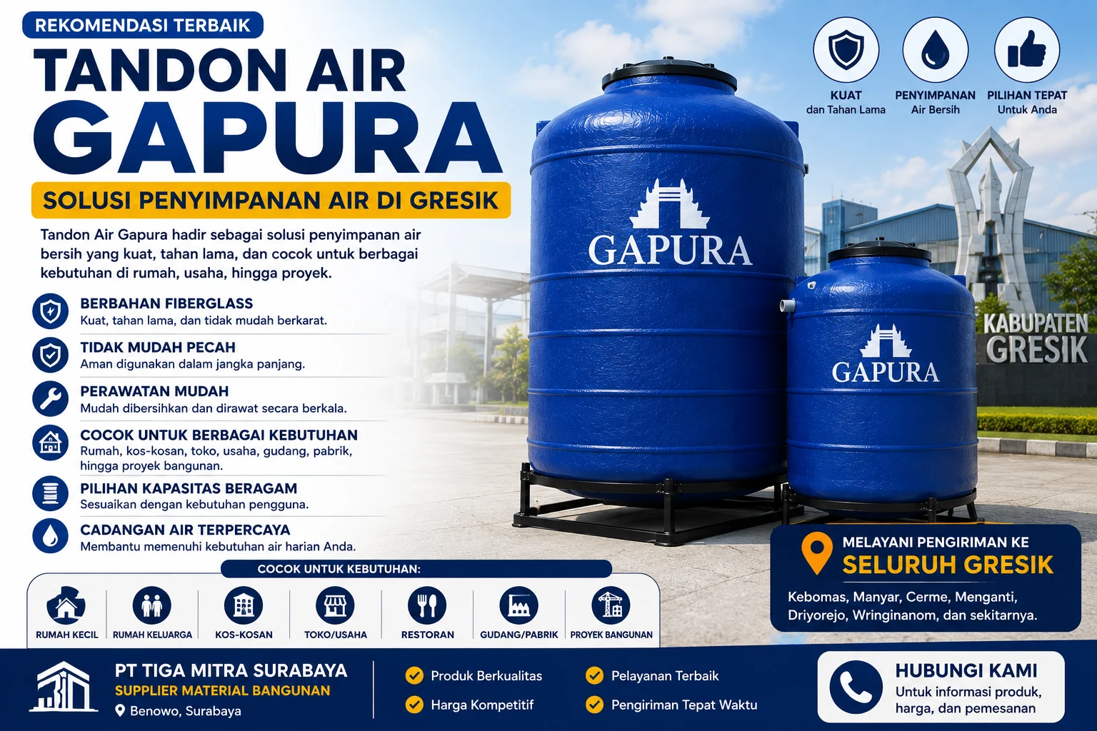 Tandon Air Gapura Gresik
