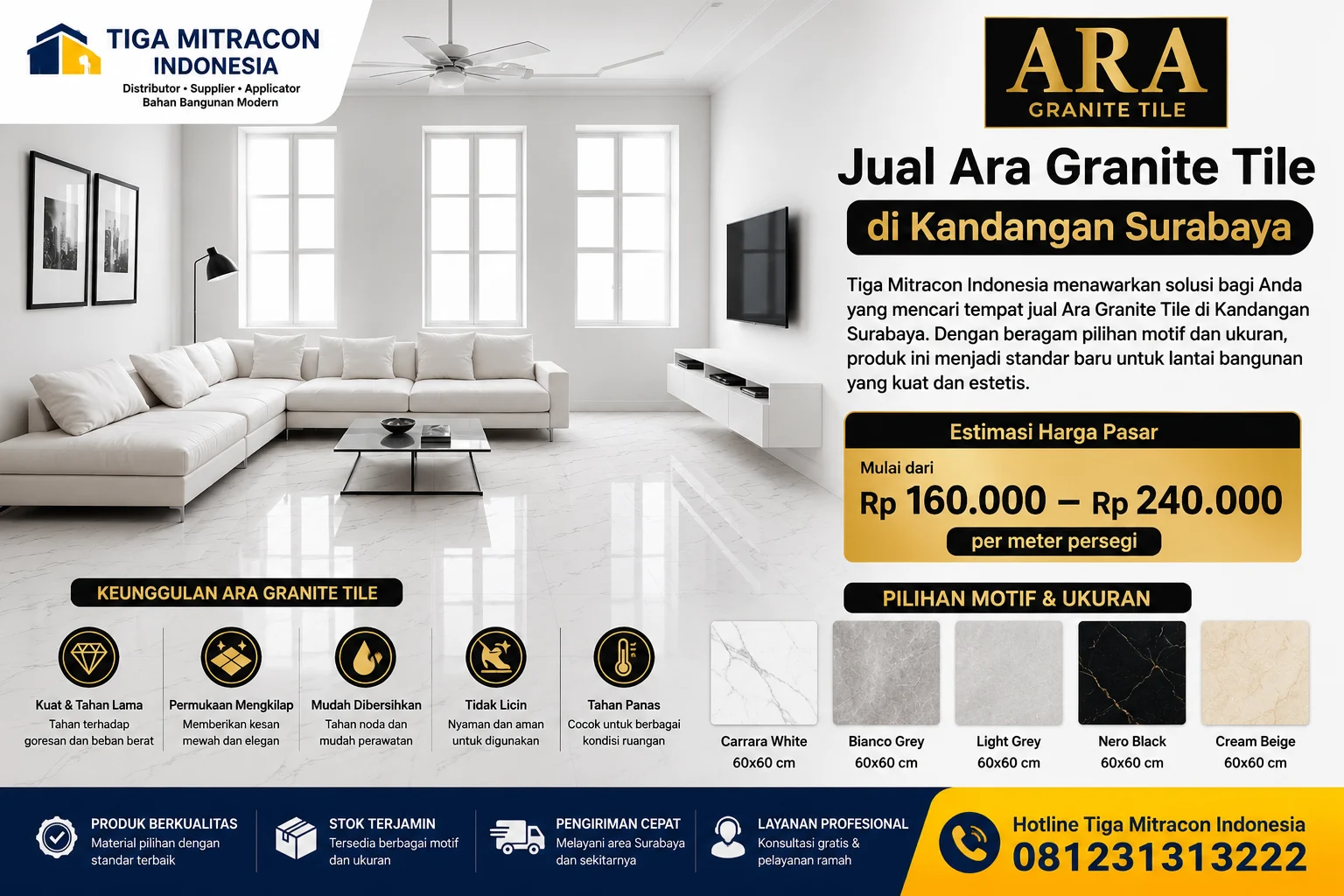 jual Ara Granite Tile di Kandangan Surabaya