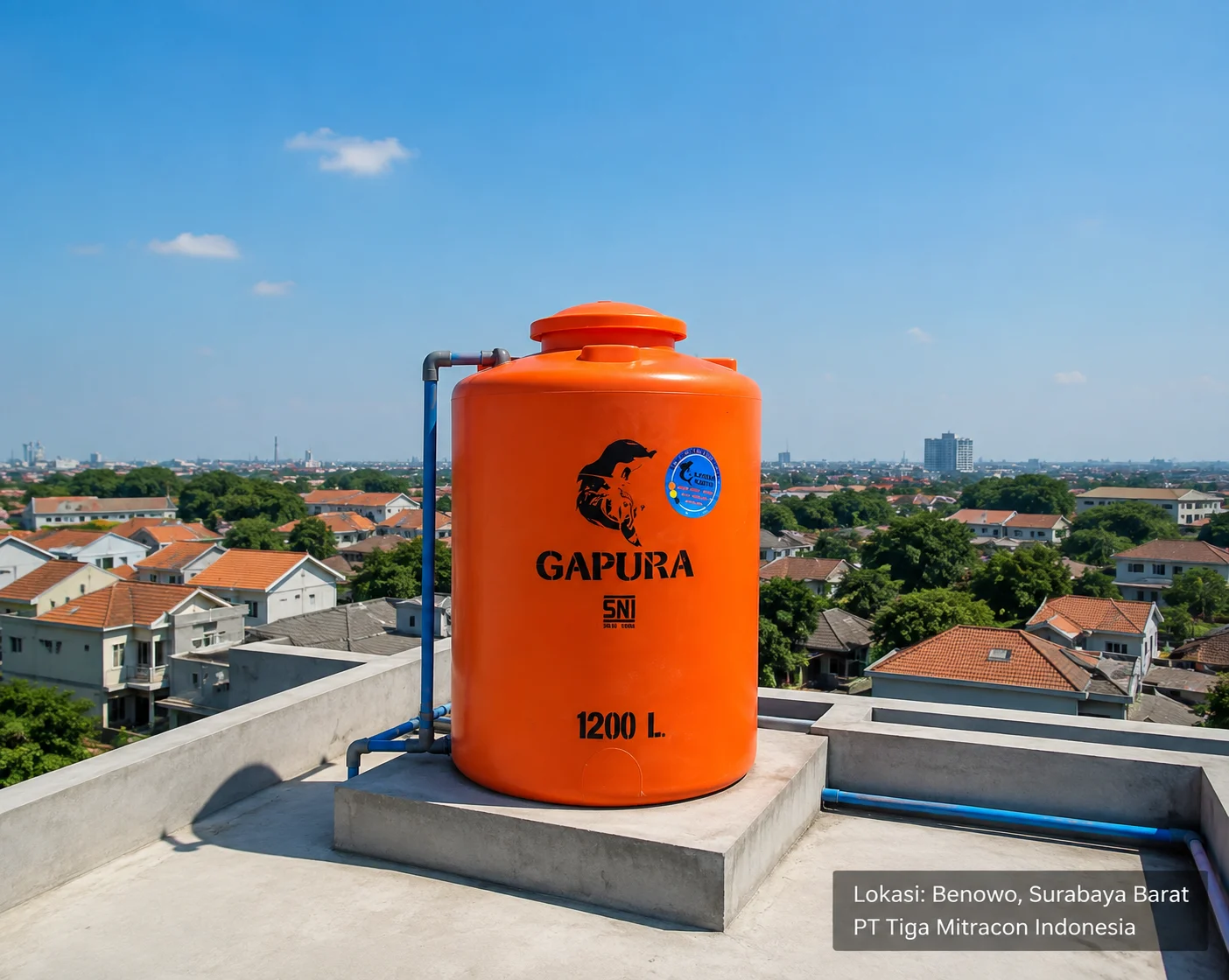 Tandon Air merk Gapura apakah layak direkomendasikan di Benowo Surabaya