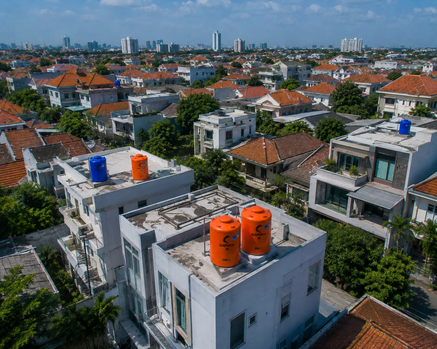 Tandon Air merk Gapura di Dukuh Pakis Surabaya untuk Kebutuhan Rumah Tangga