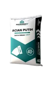 Acian putih Masonmix Mortar