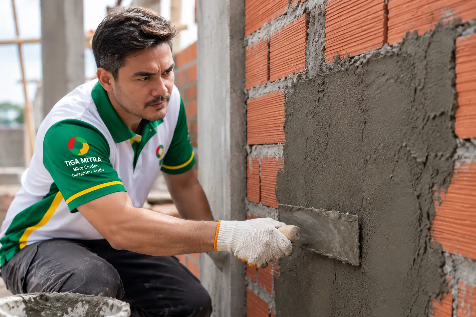 Semen Mortar Untuk Pekerjaan Plaster Dinding