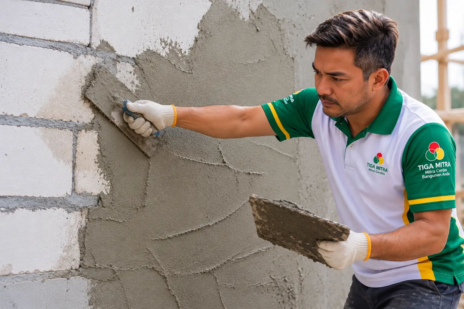 Semen Mortar Untuk Pekerjaan Render