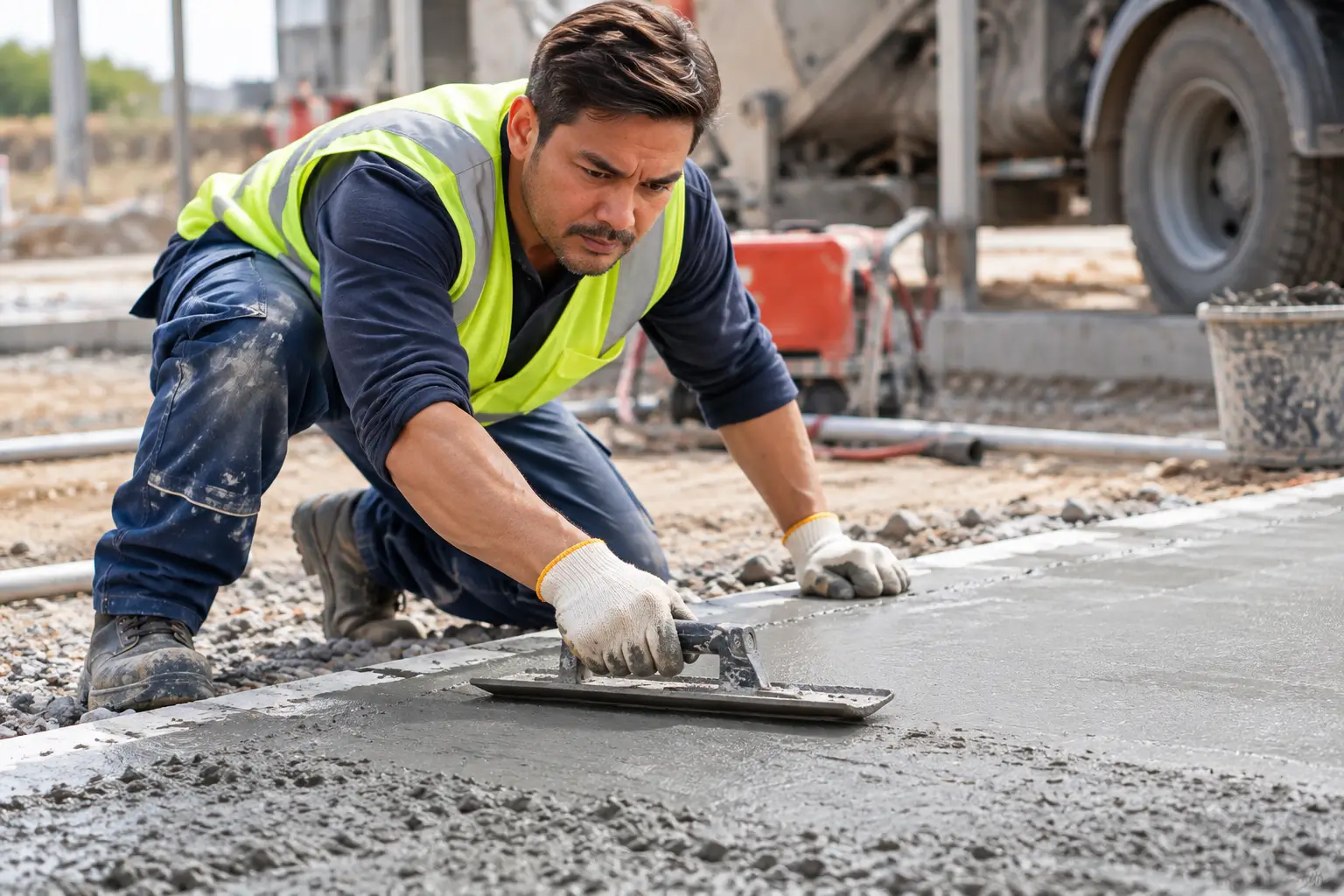 Semen mortar untuk pekerjaan beton