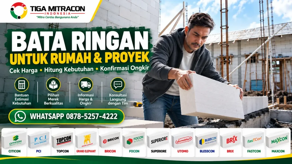 Bata ringan untuk pemilik rumah yang akan merenovasi atau bangun rumah baru